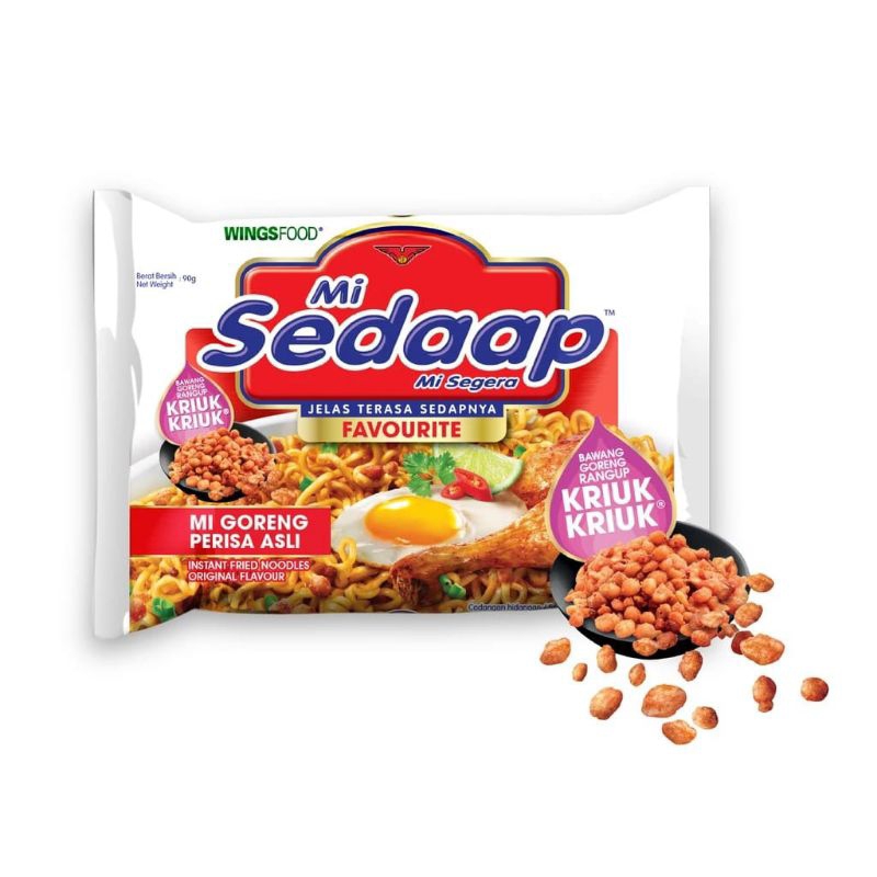 Mi Sedaap Goreng Asli 90gm X 5 | Shopee Malaysia