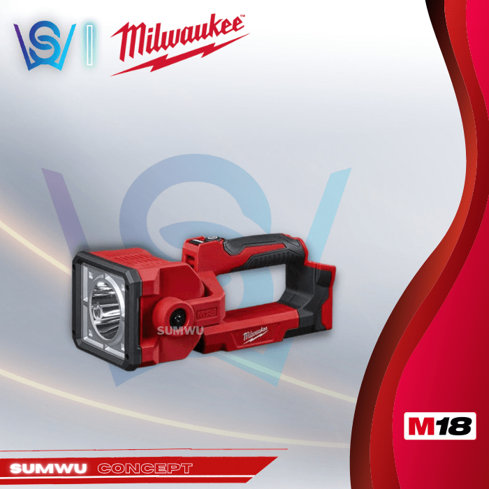 MILWAUKEE M18 LED SEARCH LIGHT (BARE) M18 SLED-0 Lampu Sulung Night ...
