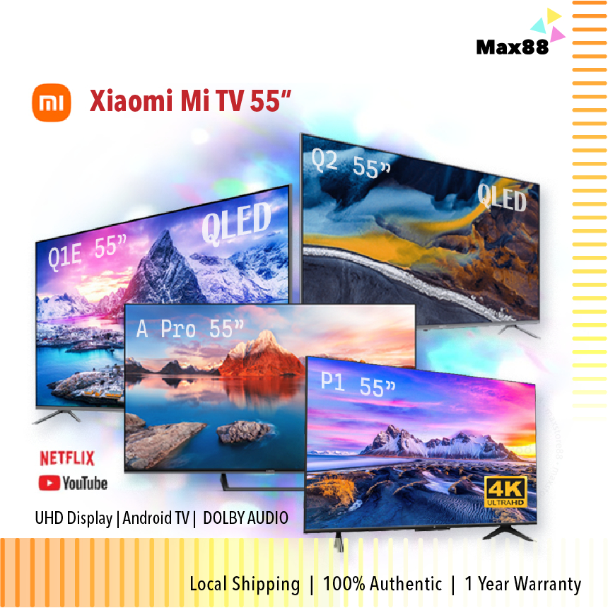 QLED 55 Xiaomi MITV Q2 Smart TV UHD 4K