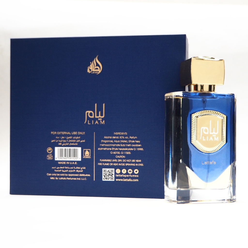 Lattafa Liam Blue Shine Perfume EDP For Men And Women 100ml | Shopee ...