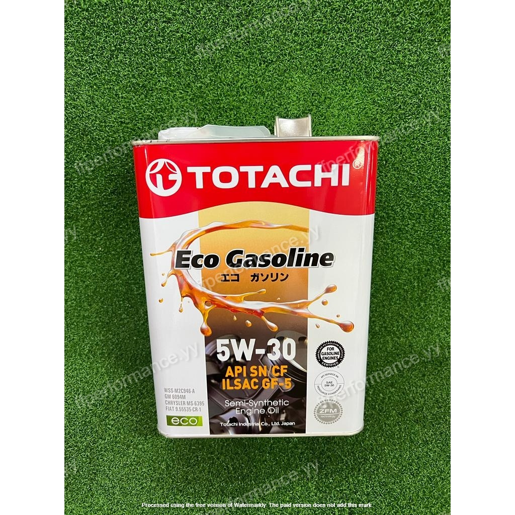[ Fully Imported ] TOTACHI ENGINE OIL 5W-30 Eco Gasoline Semi Synthetic ...