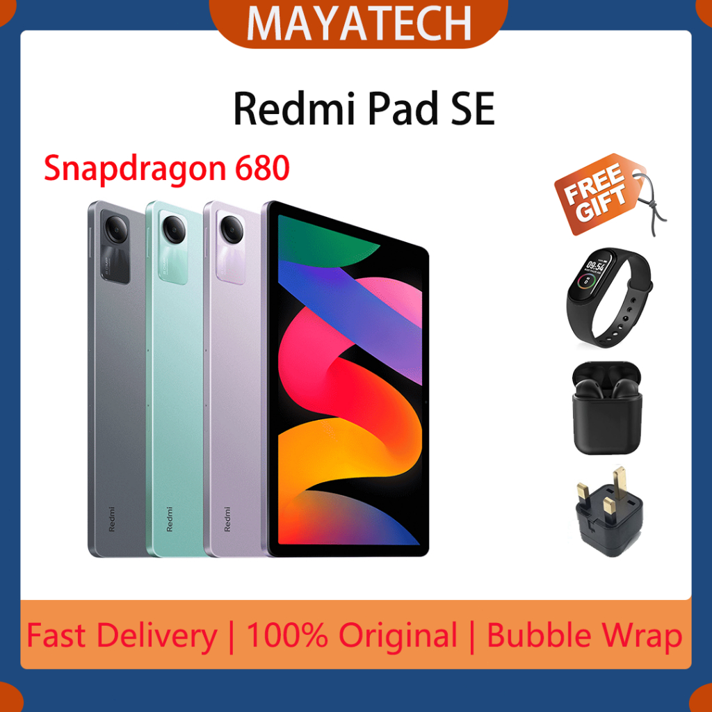 Xiaomi Redmi Pad SE 8/256GB 11'' Mi Tablet 90Hz Snapdragon®680 8000mAh