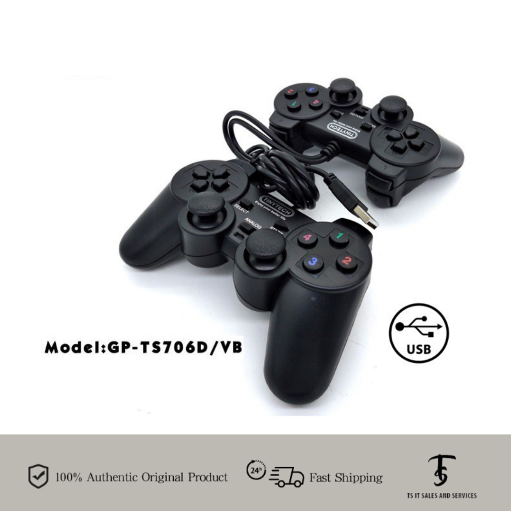 🔥Ready Stock🔥Double Shock PC USB Gamepad Vibration / Joystick / PC ...