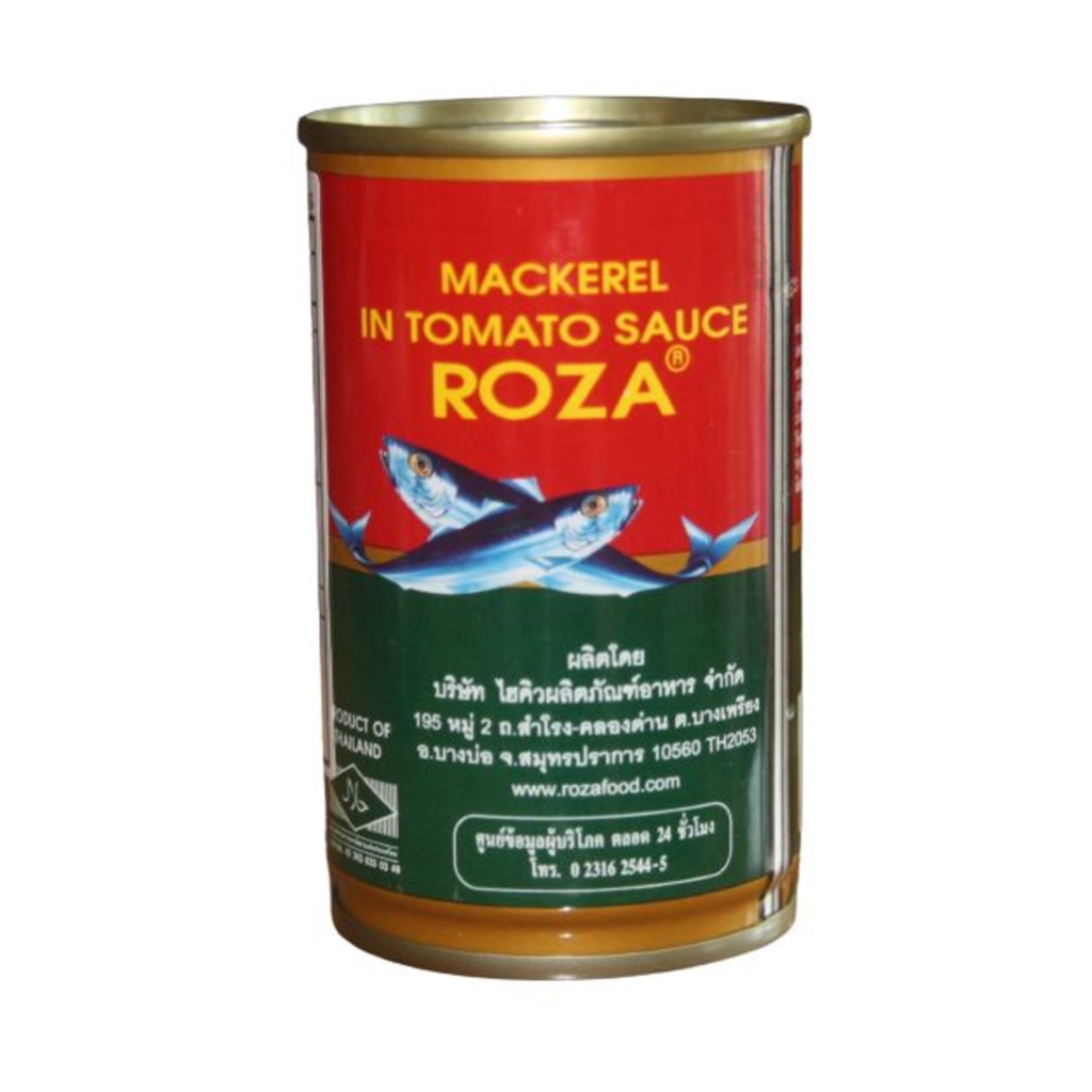 ROZA MACKEREL IN TOMATO SAUCE 155g Shopee Malaysia