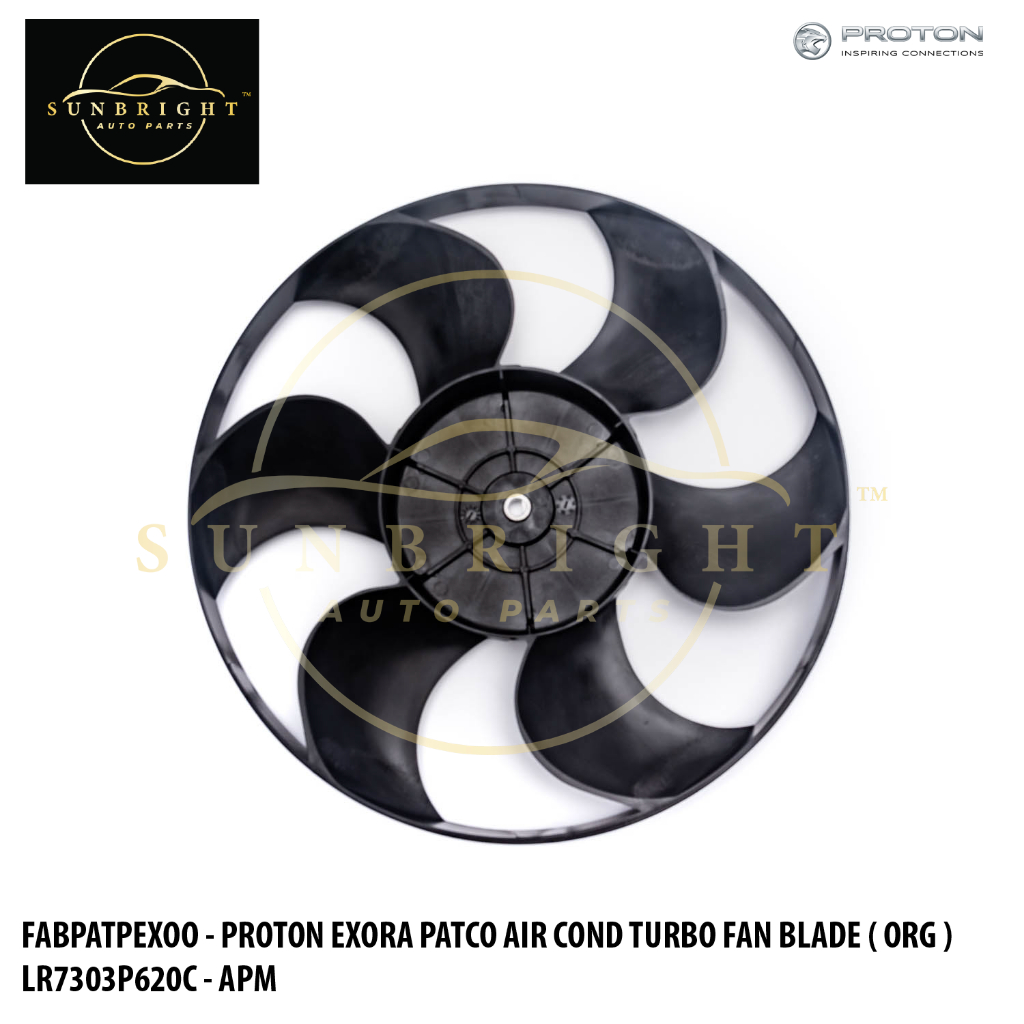 PROTON EXORA PATCO AIR COND TURBO FAN BLADE ( ORG ) LR7303P620C - APM ...