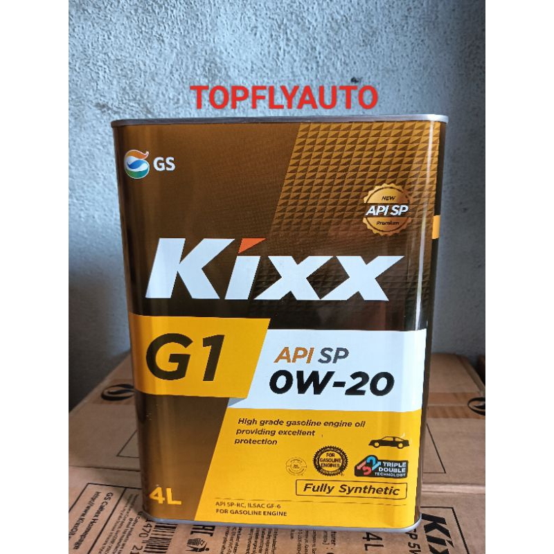 KIXX G1 0W20 FULLY SYNTHETIC ENGINE OIL MADE IN KOREA | Shopee Malaysia