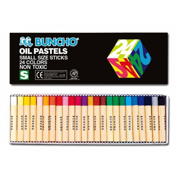 *ORIGINAL*BUNCHO OIL PASTELS/CRAYON (24COLORS) | Shopee Malaysia