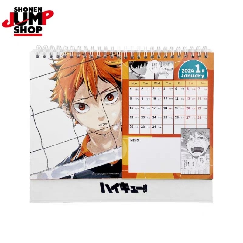 Original Shounen JUMP SHOP Haikyuu Calendar 2024 Haikyu Official Post