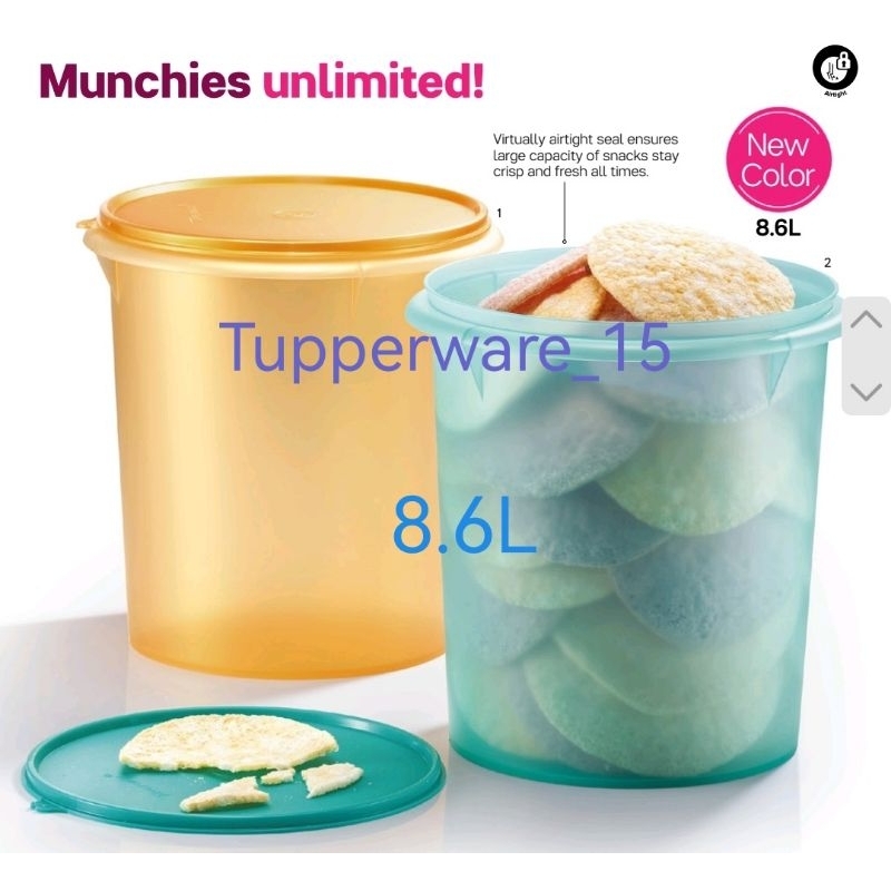 🔥NEW 🔥 Tupperware Giant Canister 8.6L (1) | Shopee Malaysia