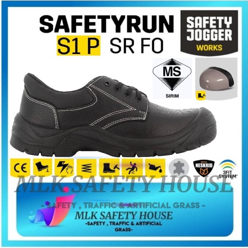 SAFETY JOGGER SAFETY SHOE / KASUT KESELAMATAN SAFETYRUN S1P CLASSIC