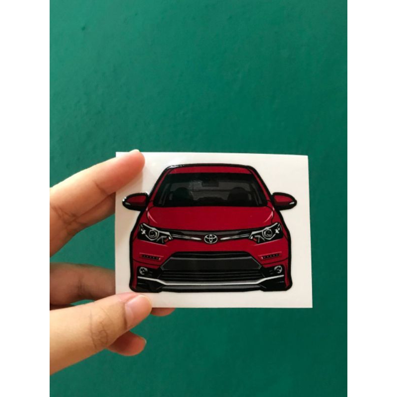 Toyota Vios Dugong Keli UV STICKER | Shopee Malaysia
