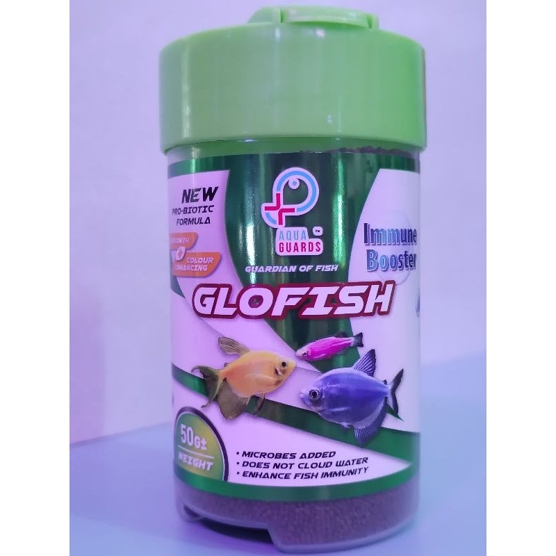 AQUA GUARD Glofish Tropical fish food 50g (0.6mm) Shopee Malaysia