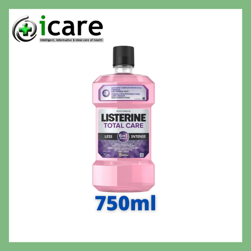 LISTERINE TOTAL CARE LESS INTENSE MOUTHWASH 750ML ( EXP DATE 04/2026