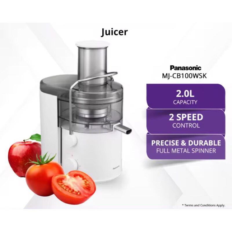PANASONIC Juice Extractor 800W (MJCB100) Shopee Malaysia