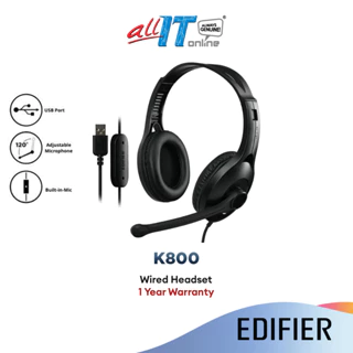 Edifier K800 Wired Headset - Black