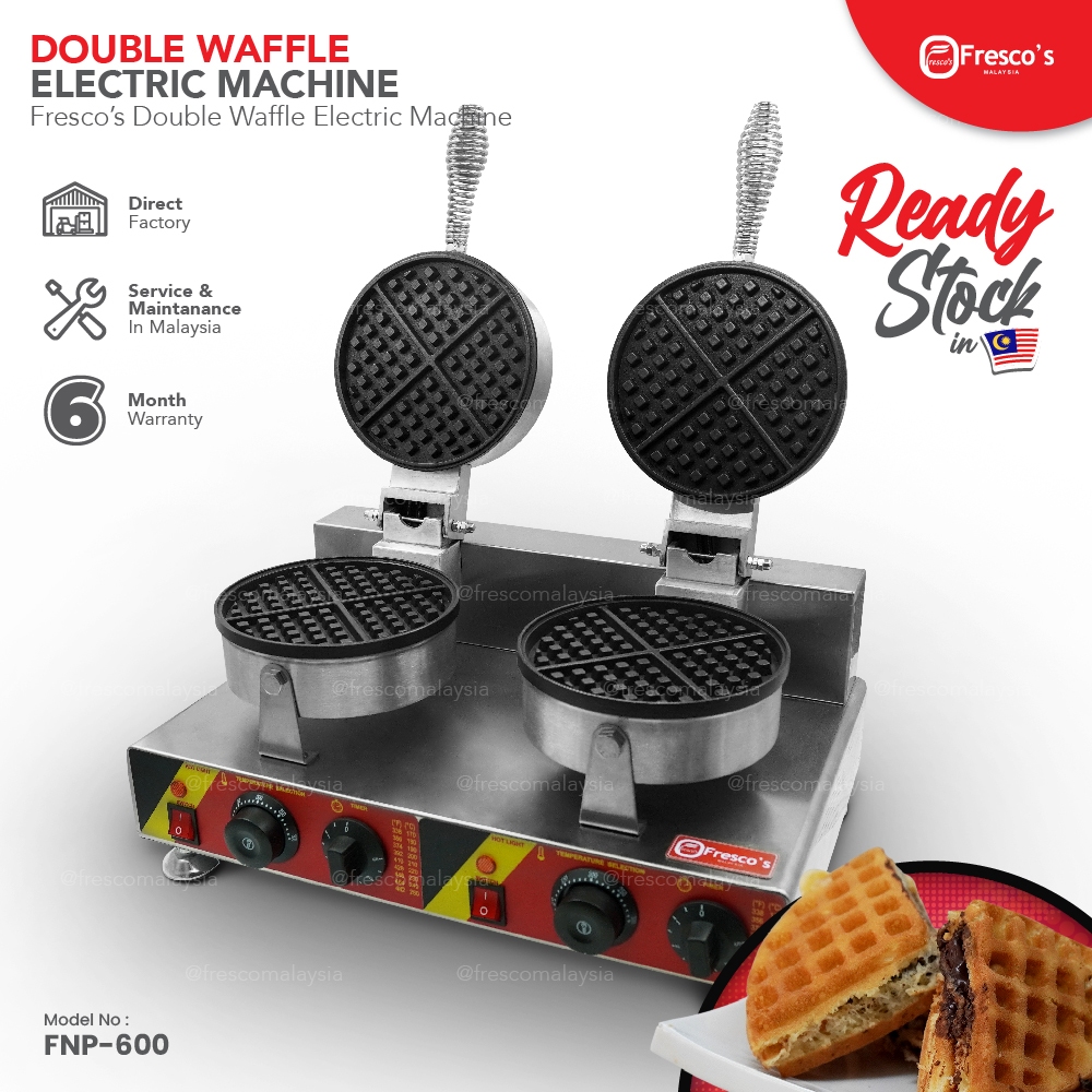 New model Digital Timer Eagle Waffle Machine Eagle Waffle Double Thick