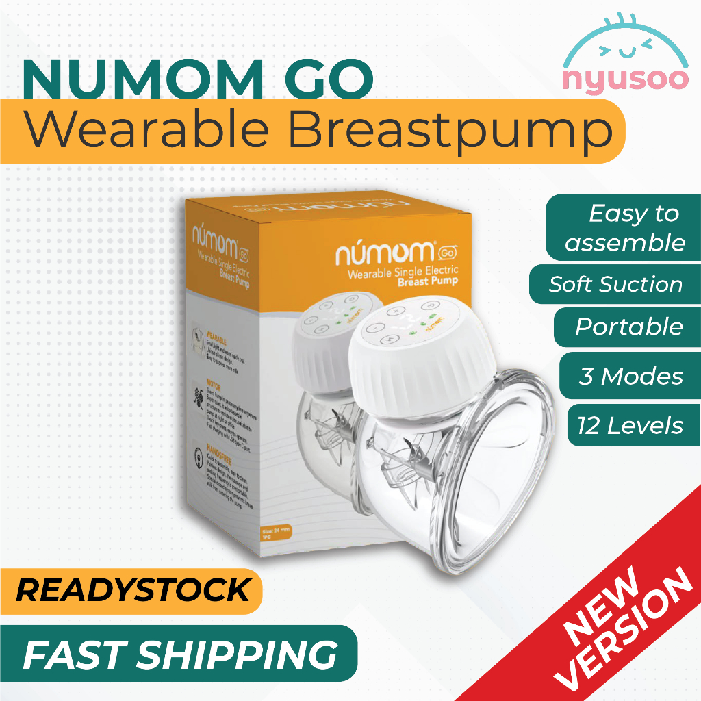 [NEW VERSION] NUMOM GO WEARABLE BREAST PUMP 24MM SINGLE/DOUBLE | Shopee ...