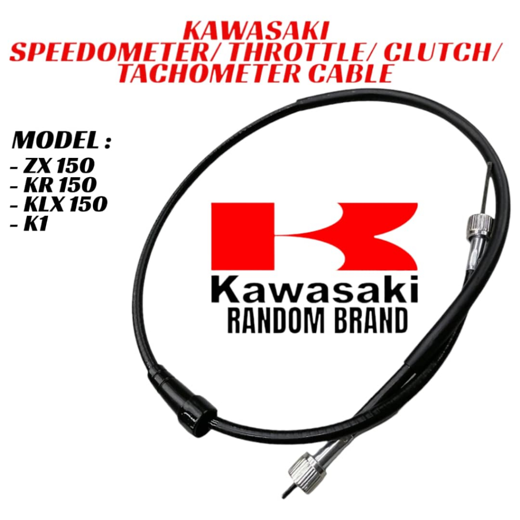 Kawasaki KLX150 KLX KR150 ZX150 KR ZX K1 Speedometer Cable Throttle