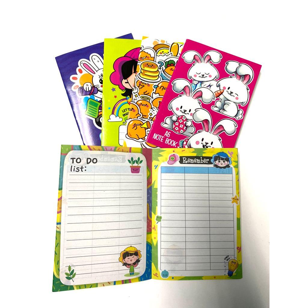 A6 Fancy Colourful Inner Notebook (1pcs) | Shopee Malaysia