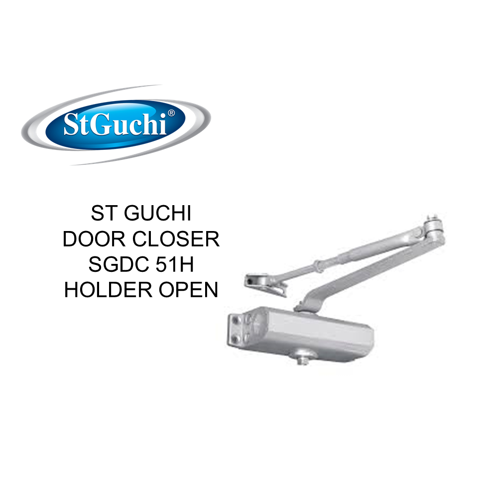 St Guchi Door Closer SGDC51H (Hold Open) / 51H Door Closer / Hafele