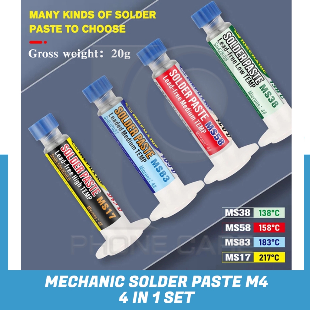 MECHANIC SOLDER PASTE XG 50 42GM WITH SCRAPER WELDING PASTE FLUX FOR