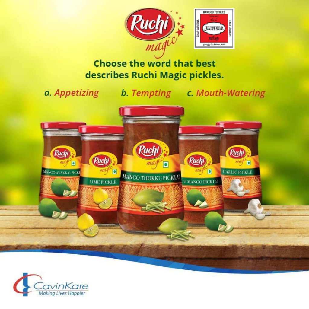 RUCHI PICKLES ALL FLAVOURS 300G/ACAR RUCHI SEMUA PERASA 300G Shopee