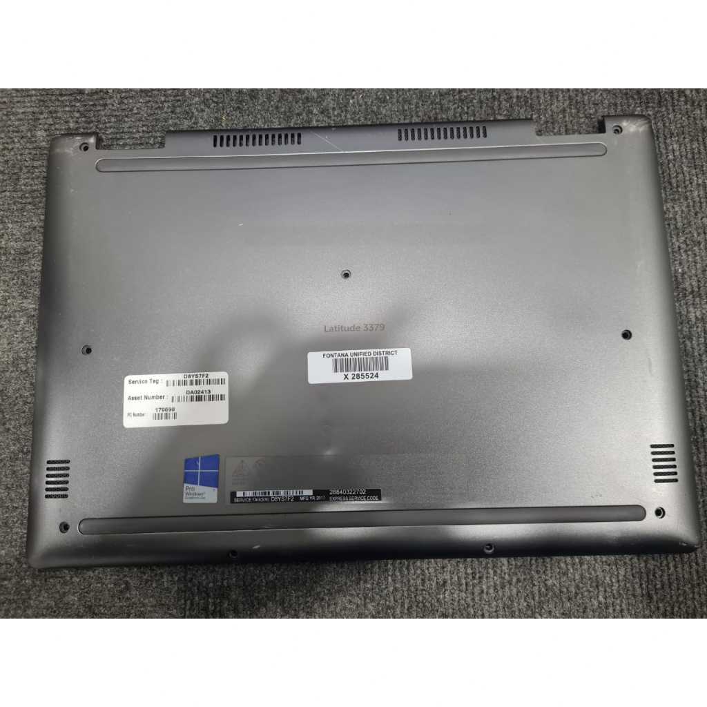 thumbnail image 2 of Bottom Base Cover For Dell Latitude 13 3379 – 0GGVH1 GGVH1 (Gray, Open Box) 2 of 6