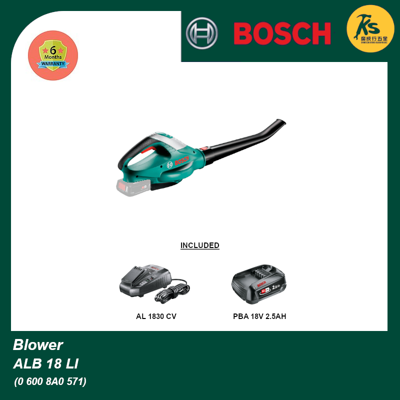 Bosch Garden Tool Cordless Leaf Blower Alb Li Professional A Shopee Malaysia