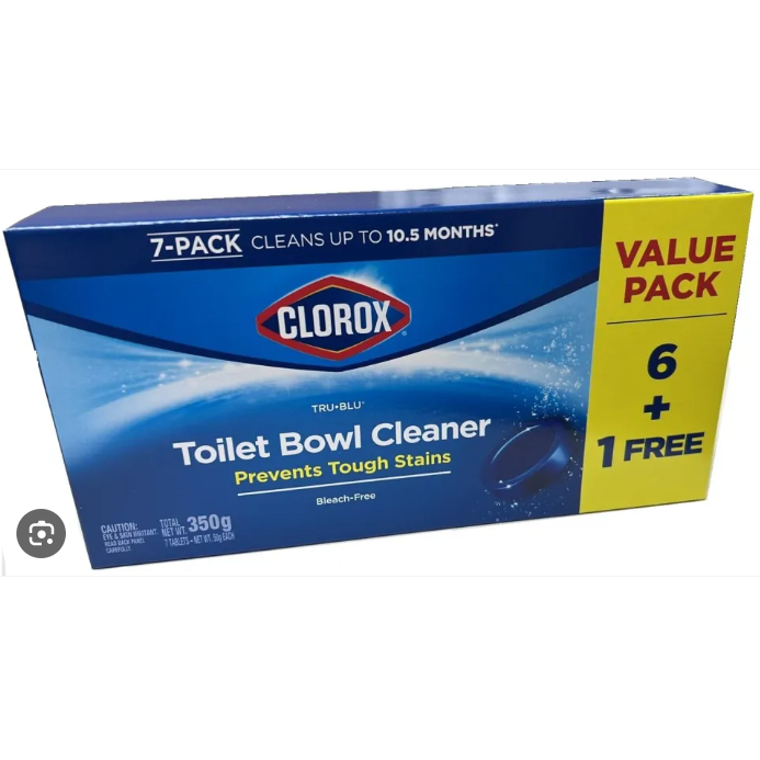 Clorox TruBlu Toilet Bowl Cleaner (6+1) Shopee Malaysia