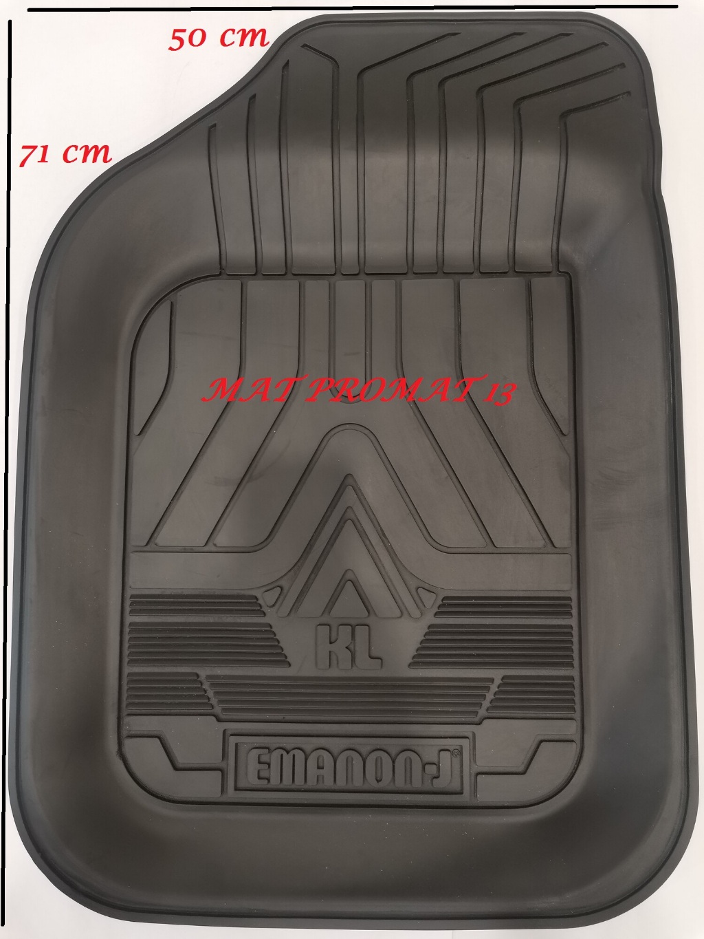 MAT PROMAT 13 READY STOCK RUBBER EMANONJ CAR MAT (RIGHT/LEFT) TYPE