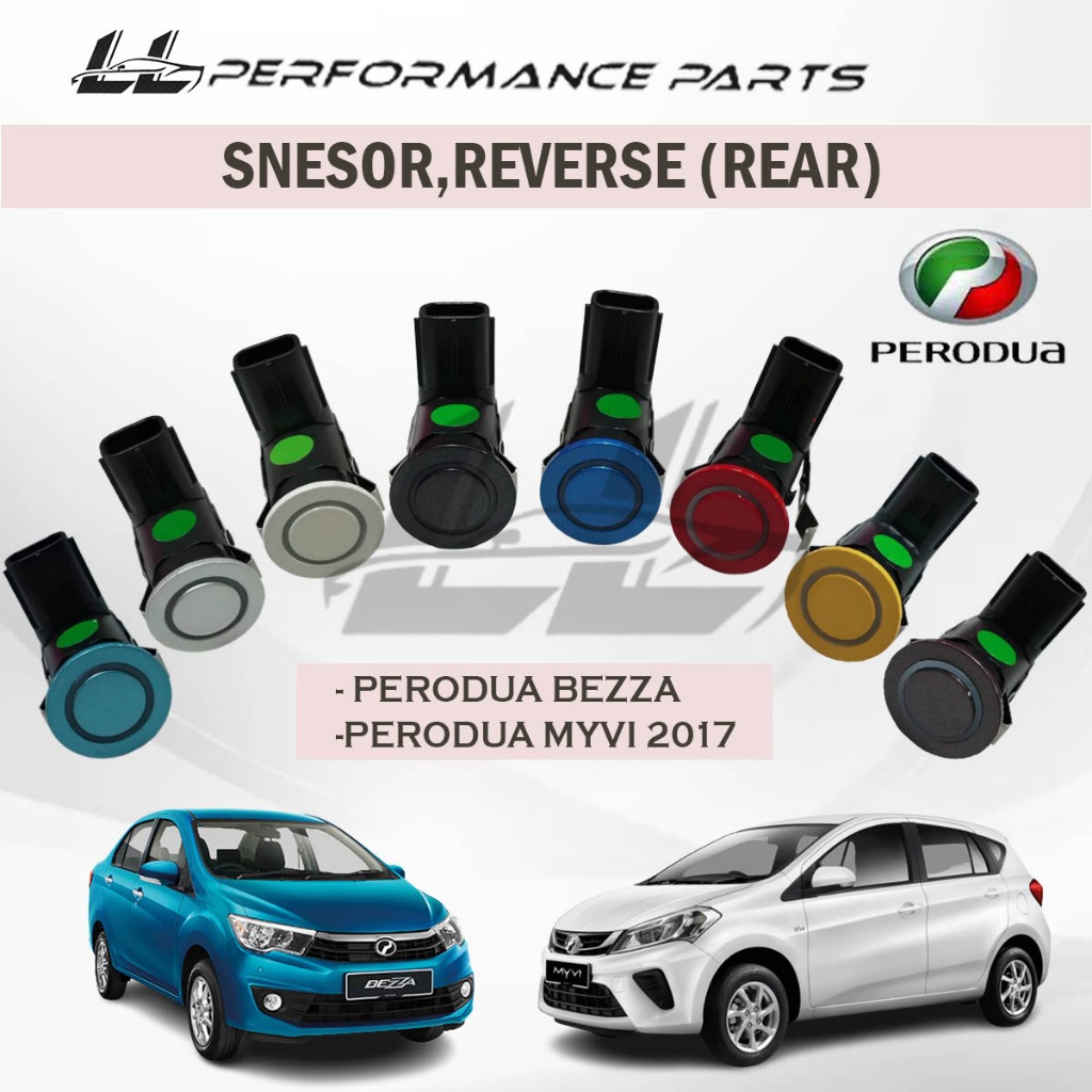 Perodua Bezza Myvi 2017 M800 Rear Parking Sensor Reverse (3pin ...