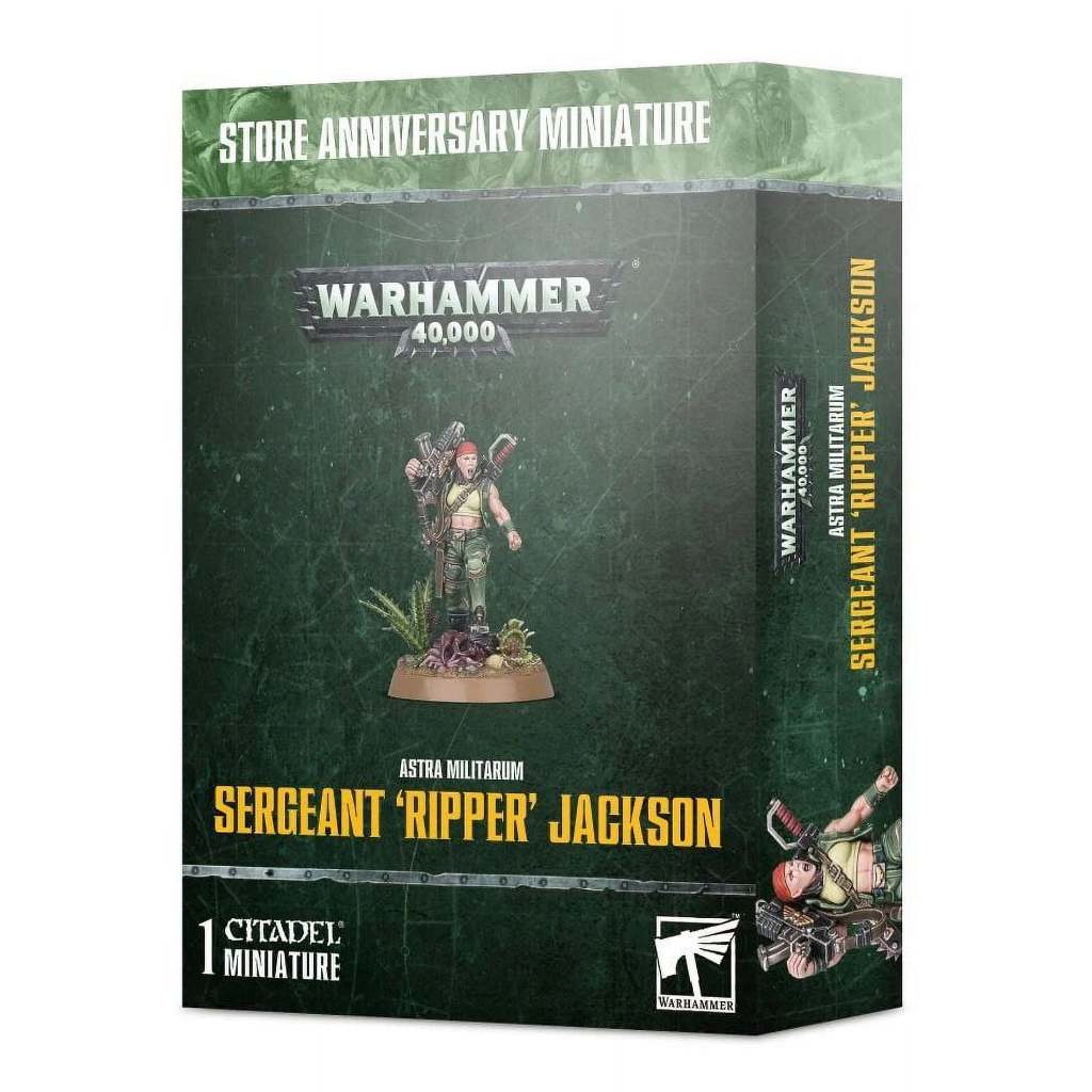 LIMITED EDITION!! STORE ANNIVERY MINIATURE: SERGEANT 'RIPPER JACKSON ...