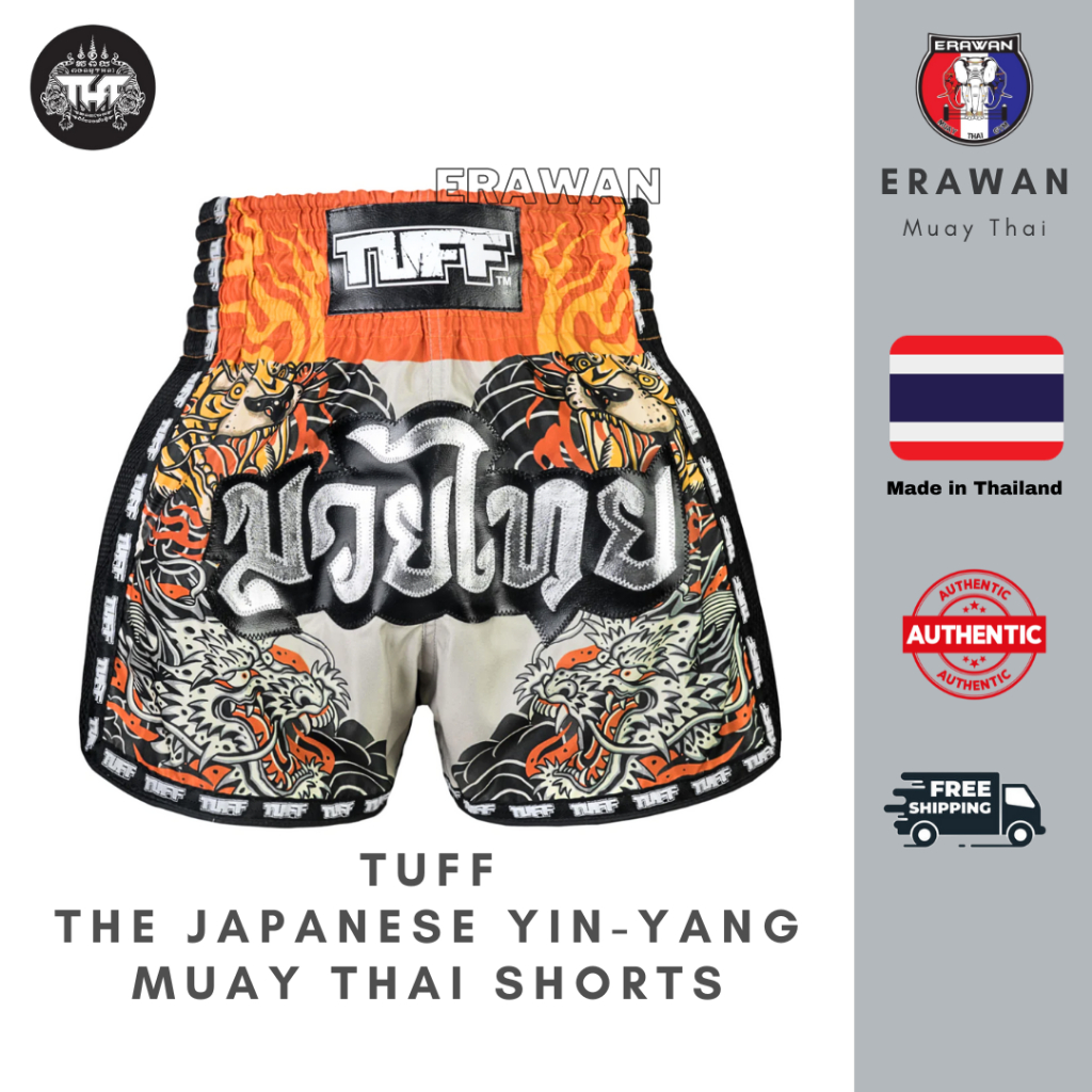 Muay Thai Shorts / Boxing Trunks Thailand TUFF (106 The Japanese Yin ...