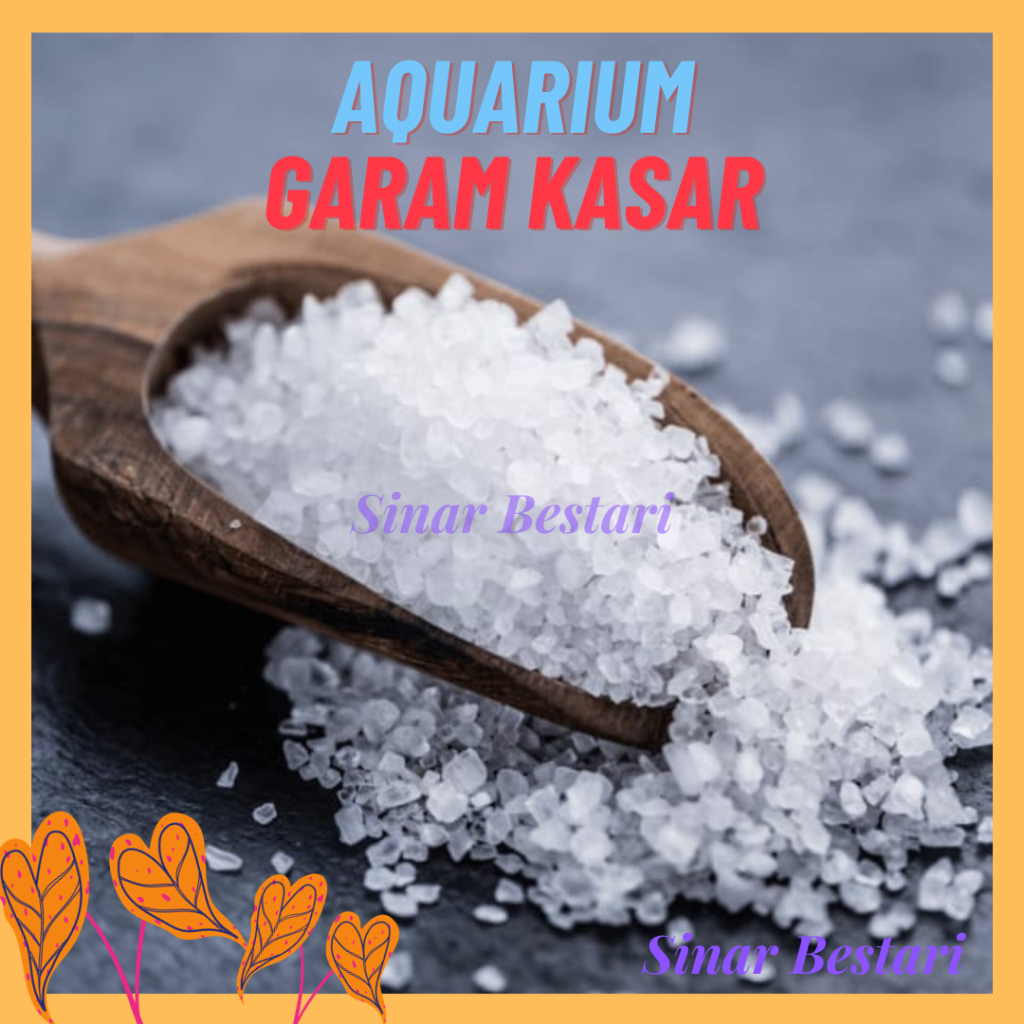 Garam Putih Kasar untuk Akuarium 1kg Coarse salt untuk hidupan air ikan ...