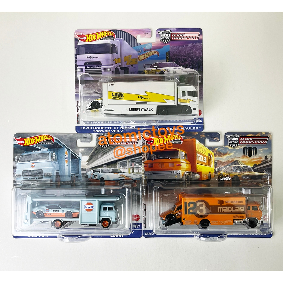 Hot Wheels Nissan LBWK R35 LB-Silhouette GTRR Mazda RX3 GT De Tomasa ...