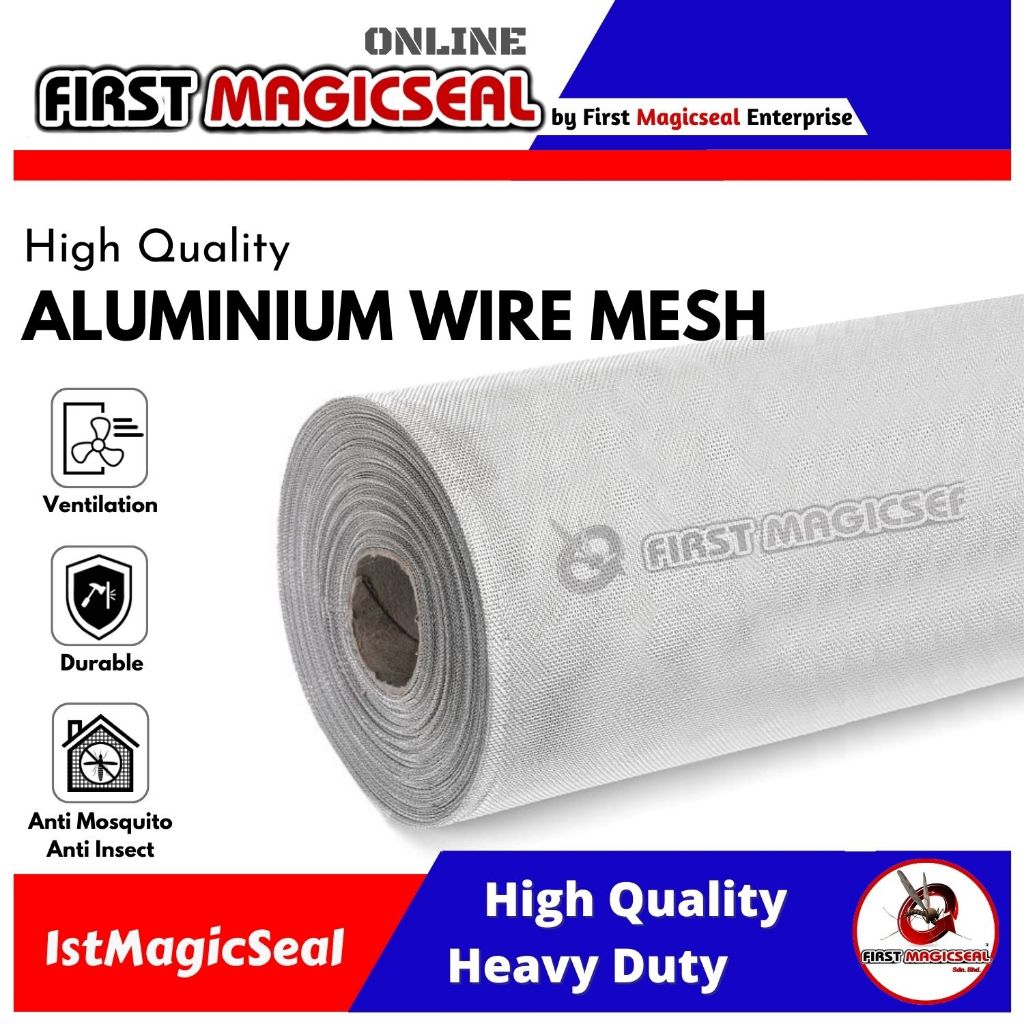 1stMagicSeal - Aluminium Wire Mesh (Roll) 3FT Mosquito Net Aluminium ...