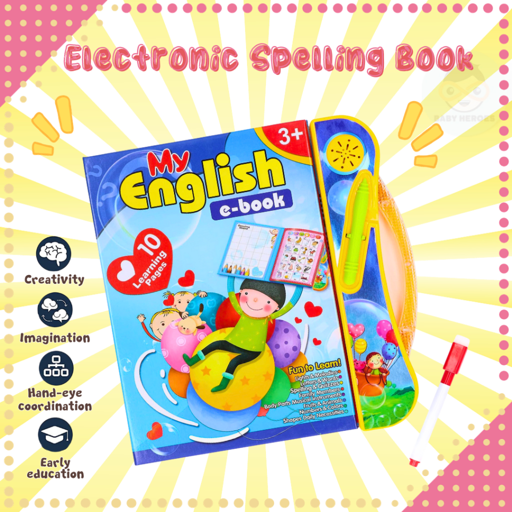 BABYHEROES ABC Interactive Electronic Learning Books for Toddlers with