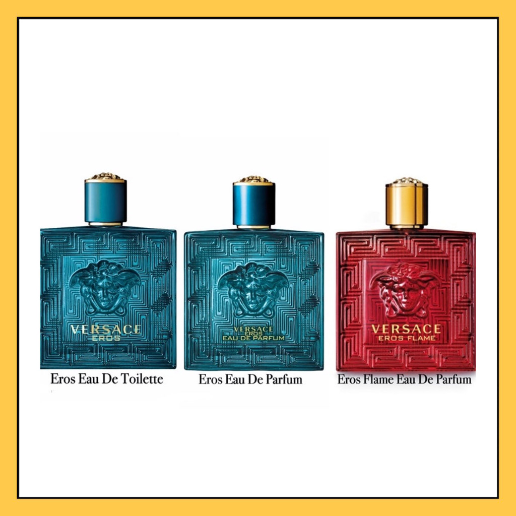 💯Ori Verasce Eros Edp / Eros Flame / Eros Edt For Men 100ml Perfume ...