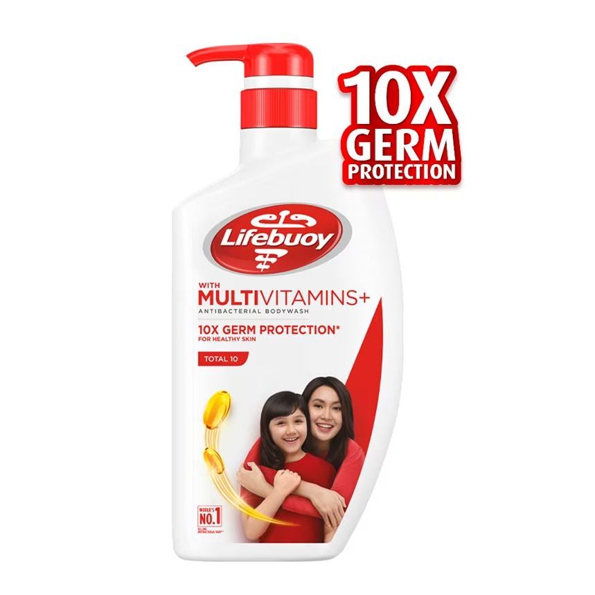 Lifebuoy Body Wash Shower Gel Antibacterial 950ml (Shiso / Lemon /Sea