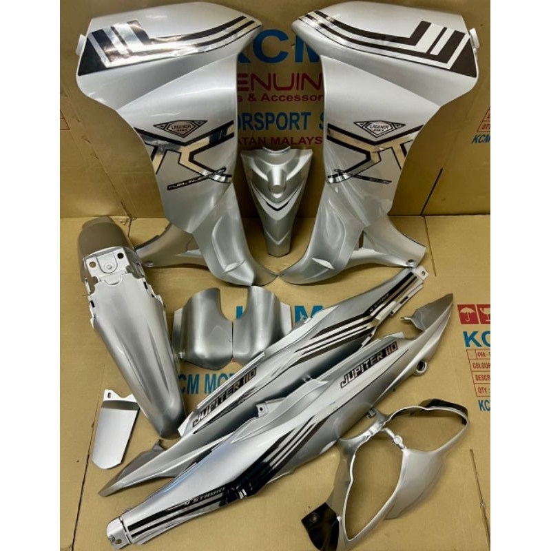 Coverset Yamaha Lagenda Z Zr Silver Shopee Malaysia