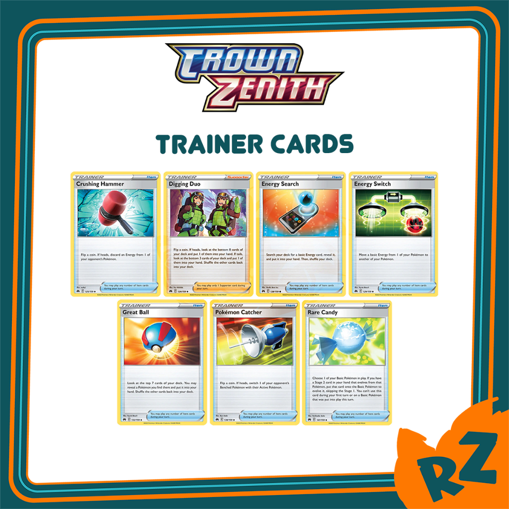 [Original] Pokemon TCG Card Crushing Hammer Rare Candy Trainer Non Holo