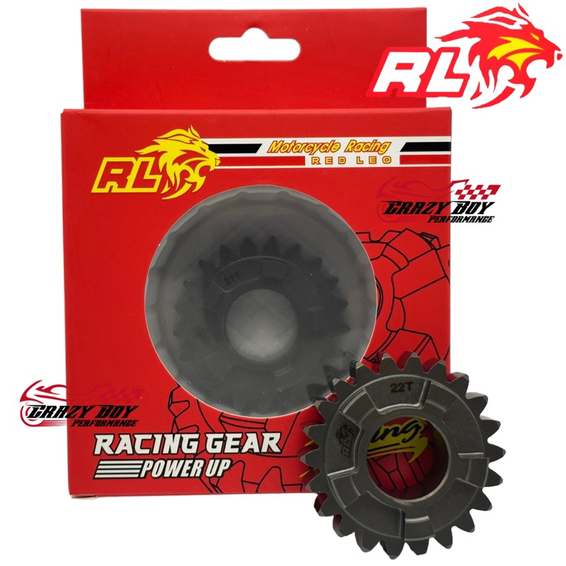 RED LEO RACING GEAR LC135 4S GEAR 4 21T Y15ZR GEAR 5 22T 100% ORIGINAL ...