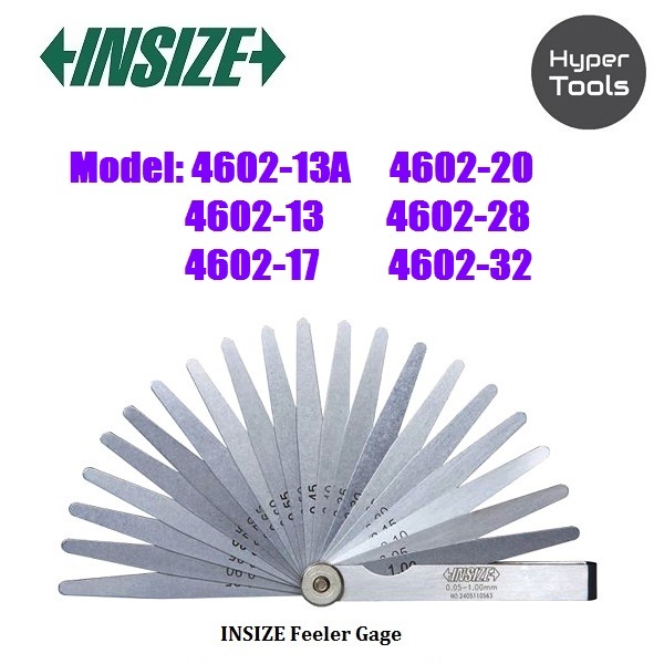 INSIZE Feeler Gage/ INSIZE Feeler Gauge Model 460213A / 460213 /