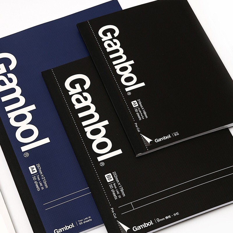 KOKUYO Gambol with cut line notebook horizontal line notepads WCNGNB