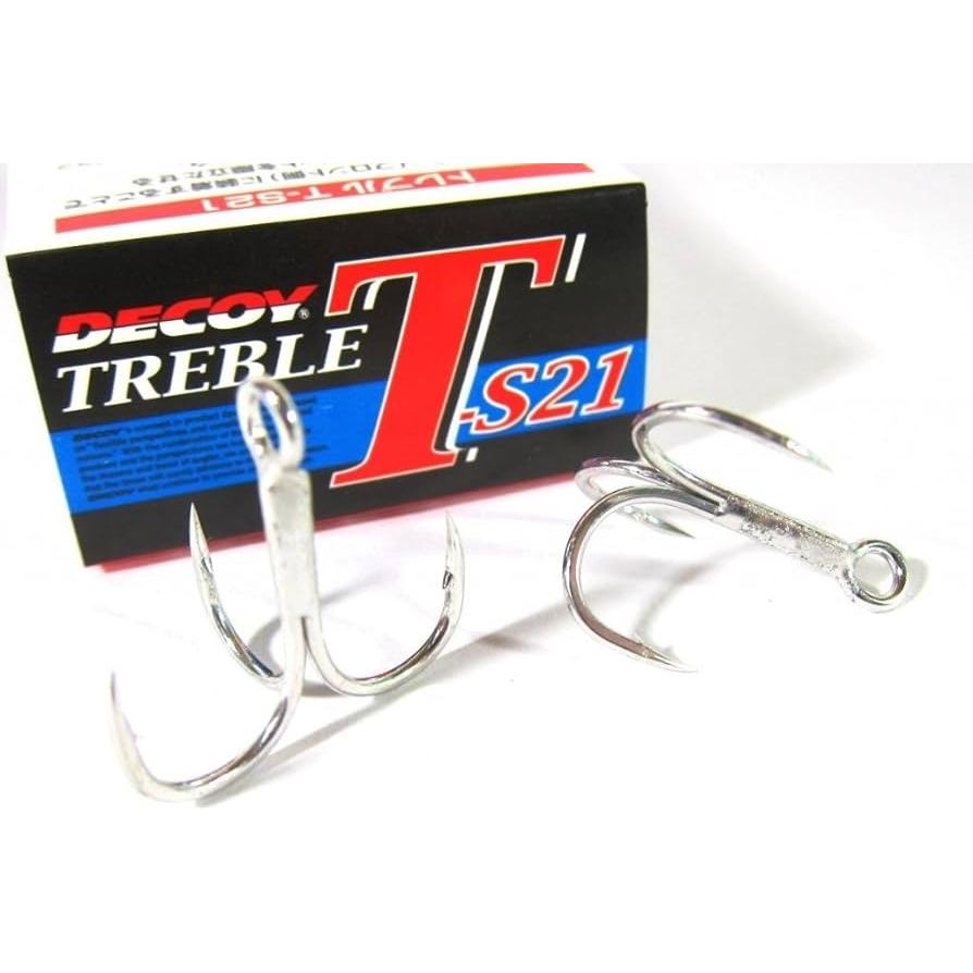 Decoy TS21 Treble Hook T Shaped 3 Point Treble Hooks Shopee Malaysia