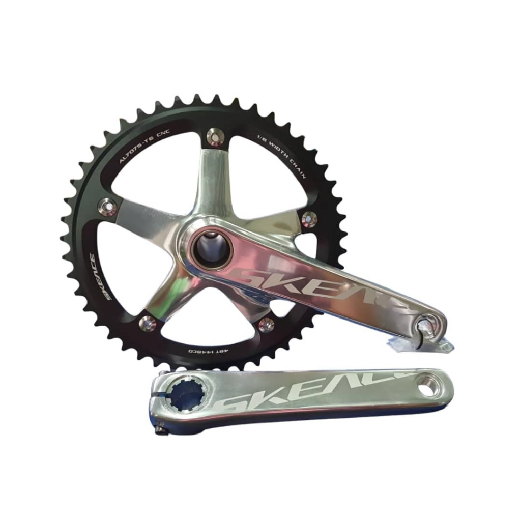 thumbnail image 2 of CDHPOWER 44T Single Speed Crankset - 165mm Arms For Fixed Gear & Mountain Bikes 2 of 6