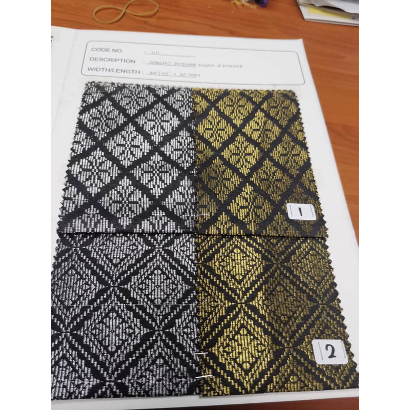 kain songket silver and gold 45 inci | Shopee Malaysia