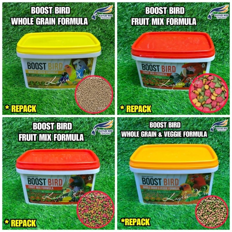 BOOST BIRD PREMIUM BIRD FOOD 250G REPACK | Shopee Malaysia