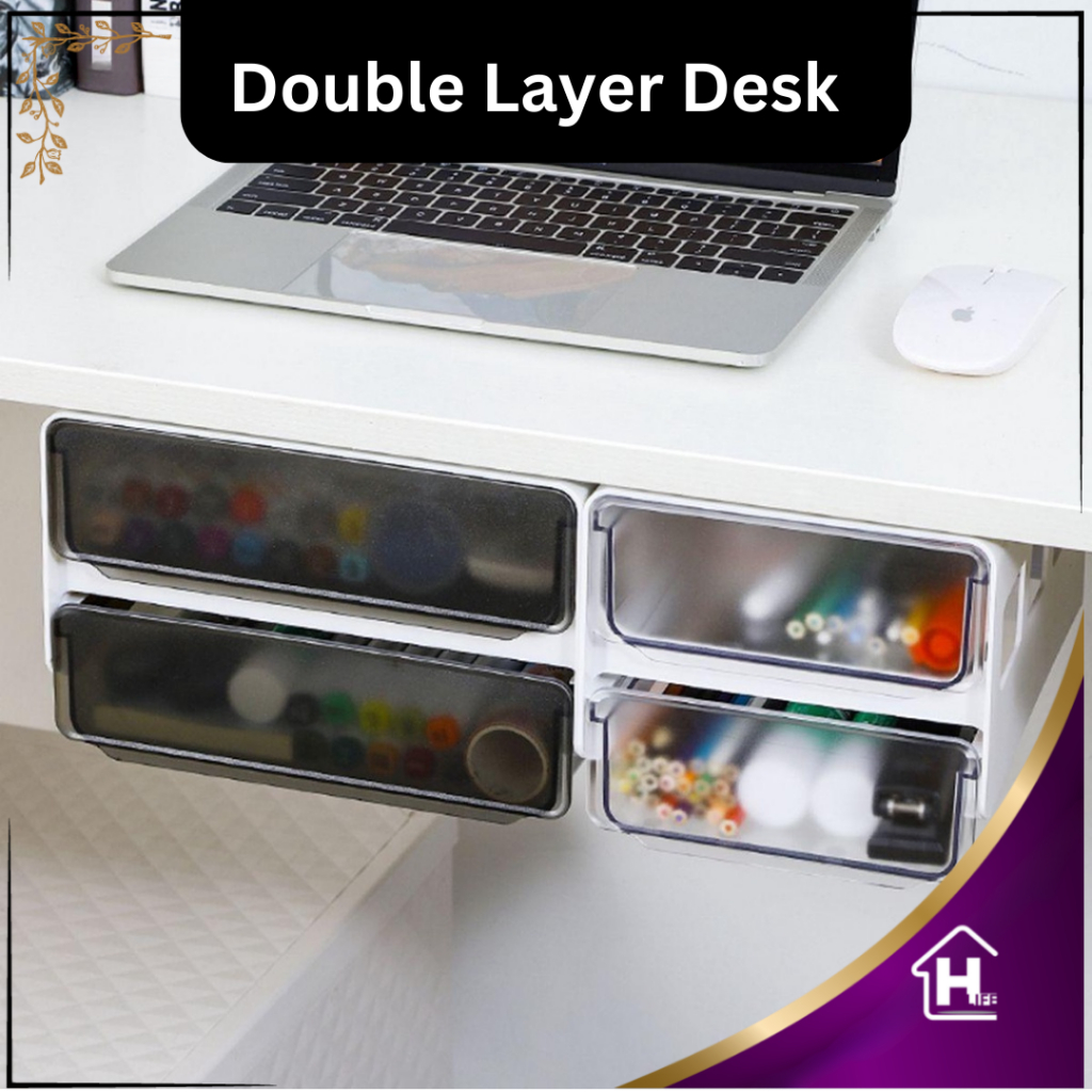 Large Portable Storage Under Table Desk Drawer Heavy Duty Additional