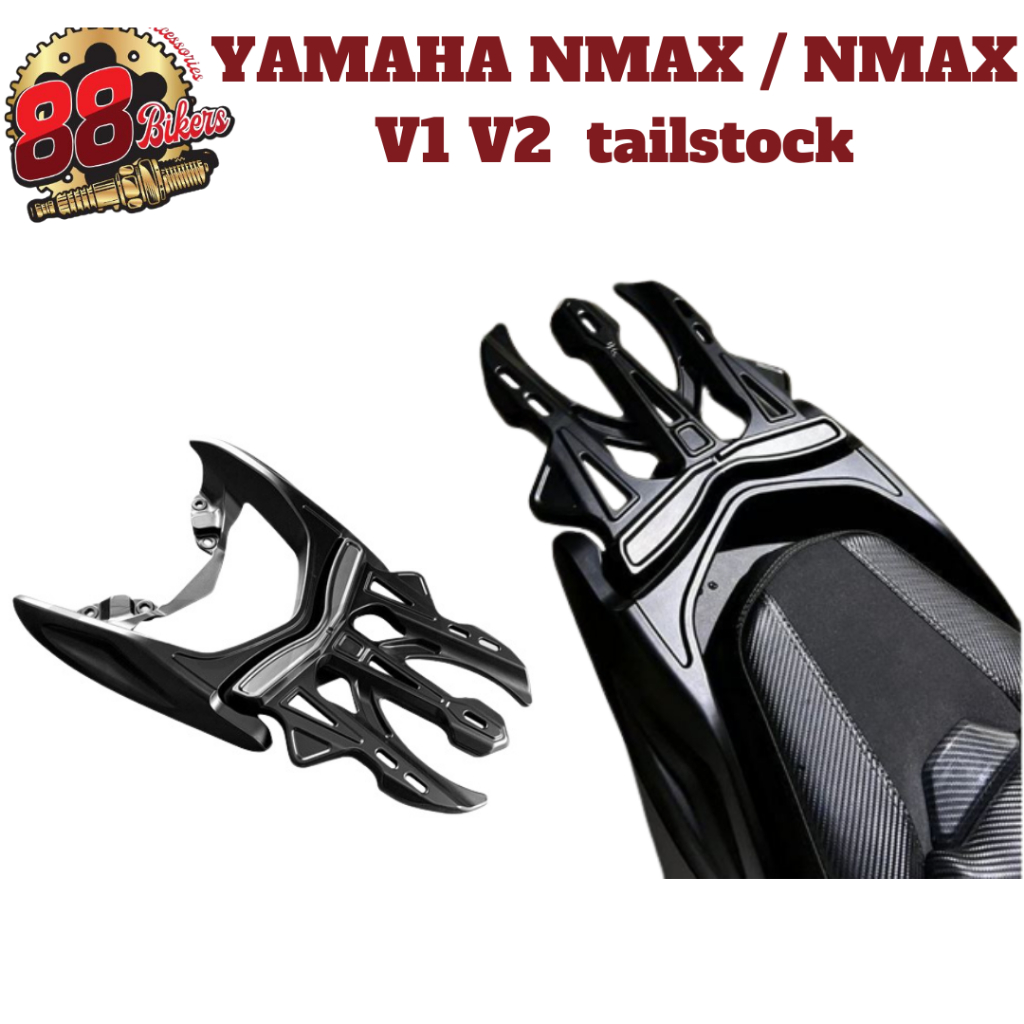 NEW TAILSTOCK YAMAHA NMAX V1 V2 with luggage rack Spoiler TAILSTOCK TOP ...